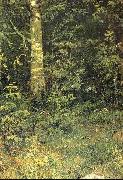 Ivan Shishkin Birch and Pocks china oil painting artist